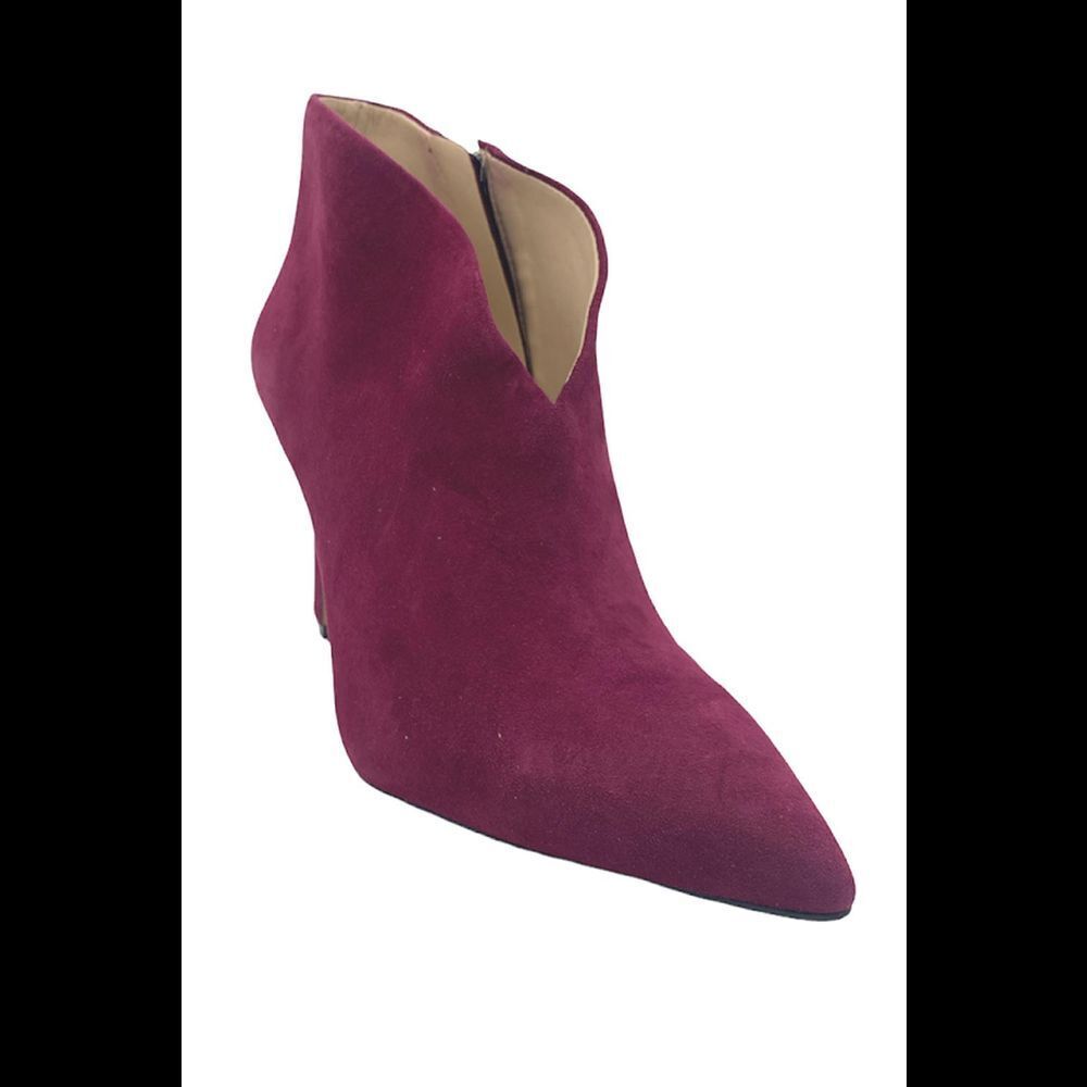 Vince Camuto Pointy Toe Heeled Booties Sestrinda Ribbon Red - Medium - Picture 2 of 5